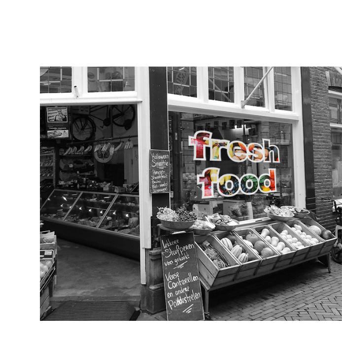 Adhésif vitrine pour communication visuelle