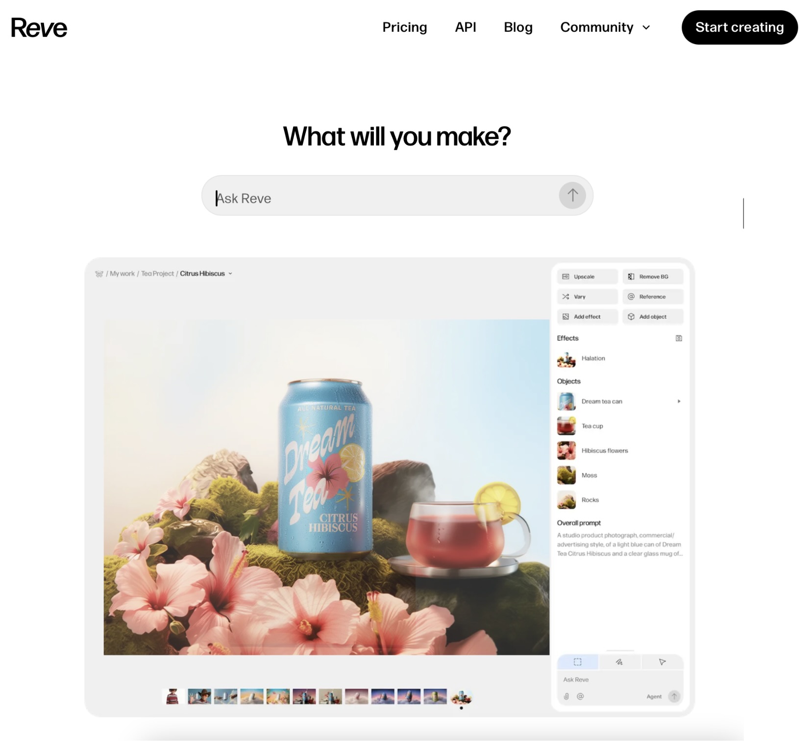 IA Reve : création visuel / logos
